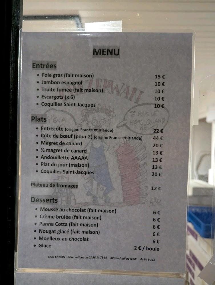 Chez Erwan - Menu Image 3